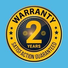 Warranty 2 years